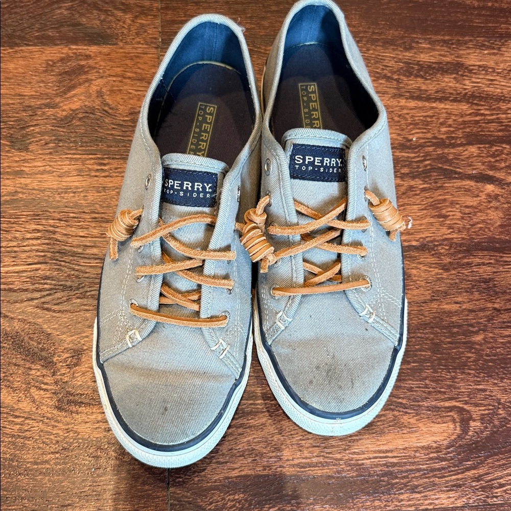 Sperry Top-Sider Blue and Tan Shoes